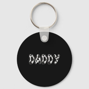 Cow Daddy Birthday Family Matching Fathers Day Boy Key Ring