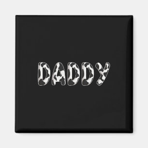 Cow Daddy Birthday Family Matching Fathers Day Boy Magnet