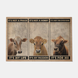 Cow Decor- Custom Personalised- Home Decor Doormat