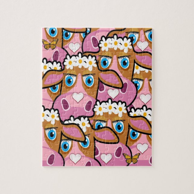 Cow Decorative Jigsaw Puzzle (Vertical)