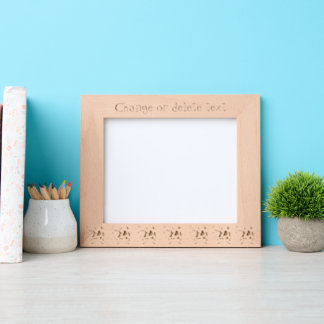 Cow Design Etched Frames