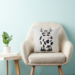 Cow Design Personalised Cushion