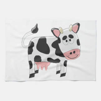 Cow Design Tea Towel