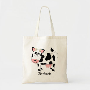 Cow Design Tote Bag