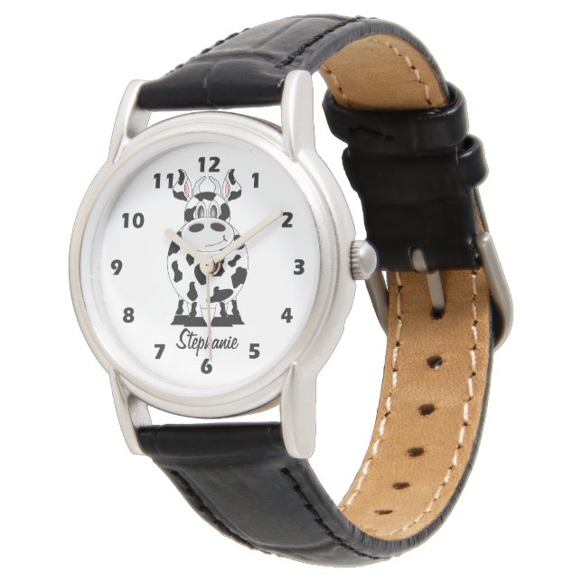 Cow Design Watch (Angled)