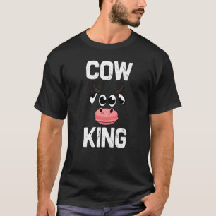 Cow Designs For Men Dad Cattle Farming Animal Farm T-Shirt