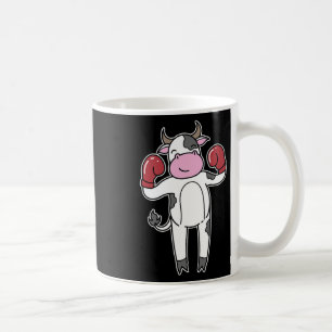 Cow Does Boxing  Coffee Mug