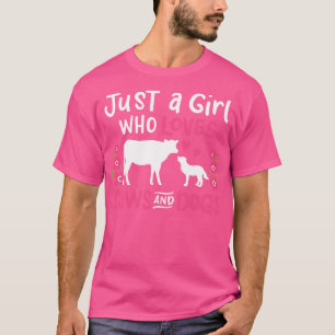 Cow Dog Cow Lover Dog Lover 1 T-Shirt