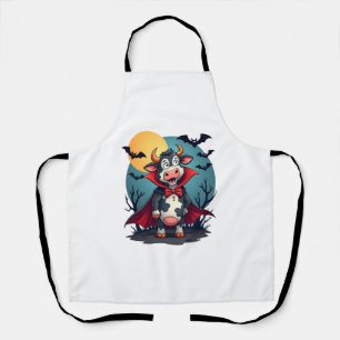 Cow Dracula Rises Apron