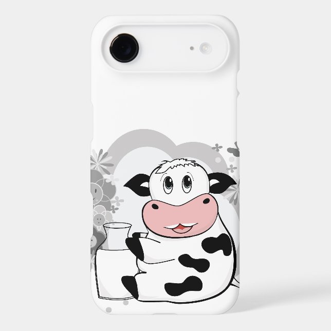 Cow drinking milk Case-Mate iPhone case (Back)