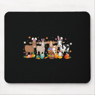 Cow Easter Farm Animal Farmer Easter Eggs Bunny Bo Mouse Mat