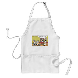 Cow Eats Husband Funny Gifts Tees Mugs & Cards Standard Apron