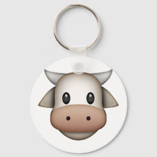 Cow - Emoji Key Ring
