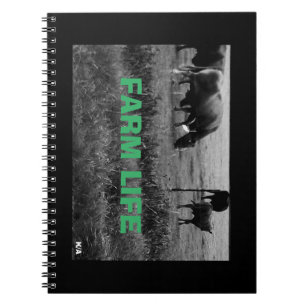 Cow Family Spiral Notebook