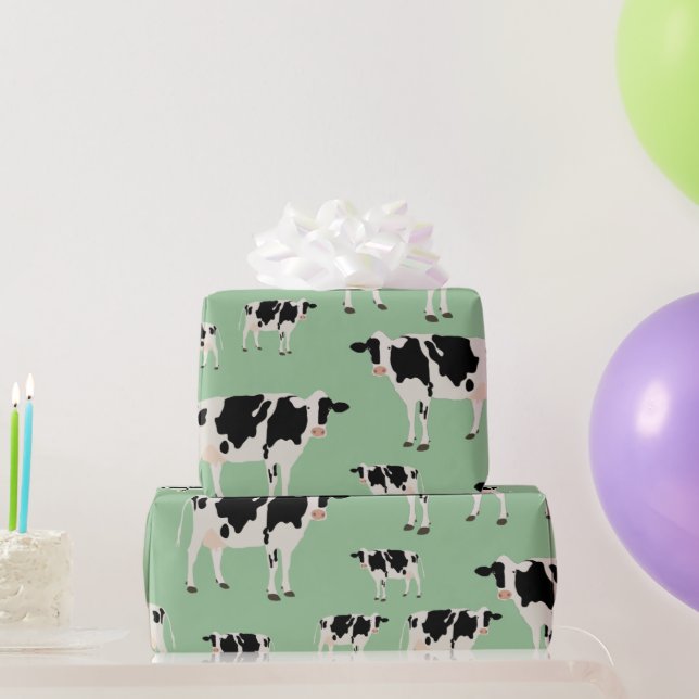 Cow Farm Animal Pattern Wrapping Paper (Party Gifts)
