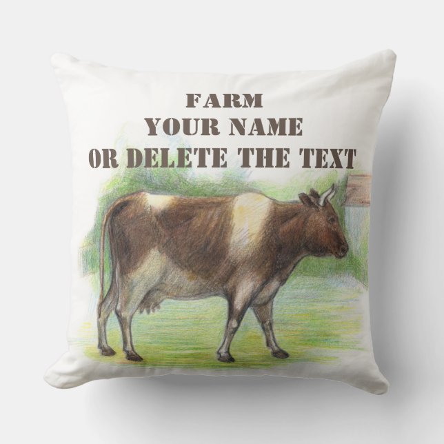 Cow farm  cushion (Front)