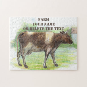 Cow farm  jigsaw puzzle