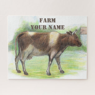 Cow farm  jigsaw puzzle
