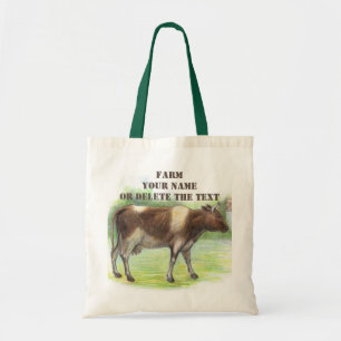 Cow farm  tote bag