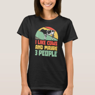 Cow Farmer Beef Agriculture Fun 3 T-Shirt