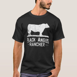 Cow Farmer Black Angus Rancher T-Shirt