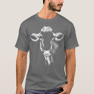 Cow farmer cows cattle milk farmer agriculture  T-Shirt