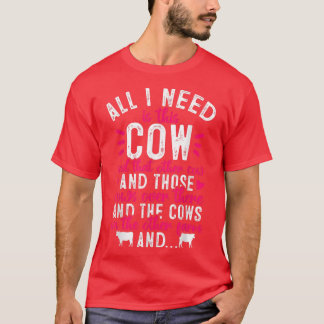 Cow Farmer Farming Gift T-Shirt