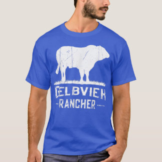 Cow Farmer Gelbvieh Rancher T-Shirt