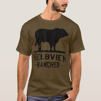 Cow Farmer Gelbvieh Rancher T-Shirt