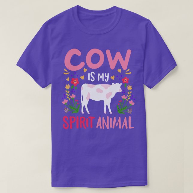 Cow Farmer Rancher Cow Lover T-Shirt (Design Front)