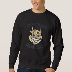 Cow Farming Milk Dairy Farmer Agriculture 1 Sweatshirt