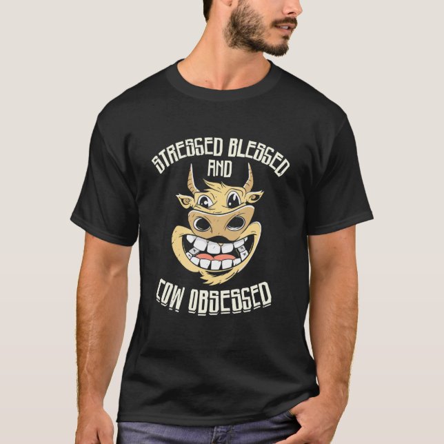 Cow Farming Milk Dairy Farmer Agriculture T-Shirt (Front)