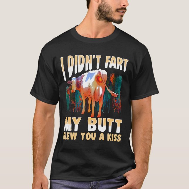 Cow Farting T-Shirt (Front)