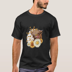 Cow Flower Today Heifer  Cow Girl  And Farmer Cow T-Shirt