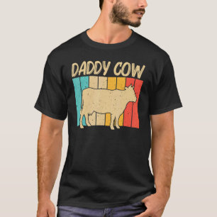 Cow For Men Boys Cow Farmer Dairy Farming T-Shirt