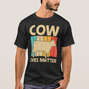 Cow For Men Women Cow Farmer Dairy Farming T-Shirt