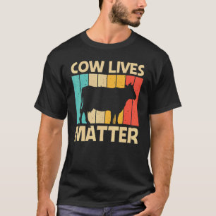 Cow For Men Women Farm Animal Cow   Dairy Farmer T-Shirt