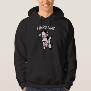 Cow For Men Women Milking Cows Bull Ranch Farm Ani Hoodie