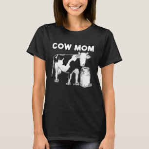 Cow For Mum Mother Bull Heifer Herd Farm Animal T-Shirt