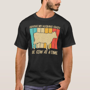 Cow For Women Girls Cow Farmer Dairy Farming T-Shirt