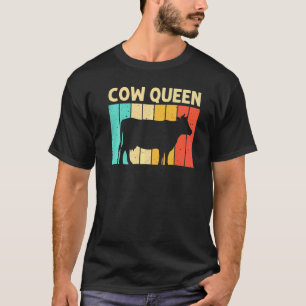 Cow For Women Mum Farm Animal Cow Dairy Farmer T-Shirt