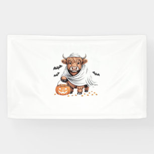 Cow Funny Halloween Spooky Animal Lovers Essential Banner