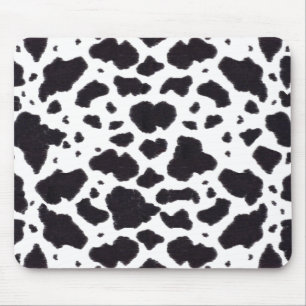 Cow fur mouse mat