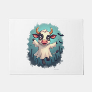 Cow Ghost Boo-levard Doormat