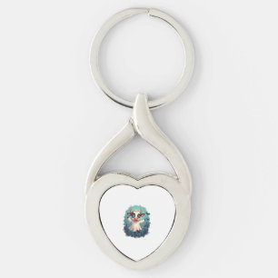 Cow Ghost Boo-levard Key Ring