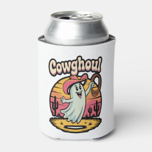 Cow Ghoul Halloween Spooky Can Cooler