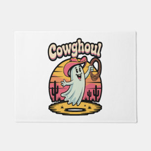 Cow Ghoul Halloween Spooky Doormat