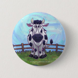 Cow Gifts & Accessories 6 Cm Round Badge