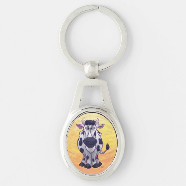 Cow Gifts & Accessories Key Ring (Front)