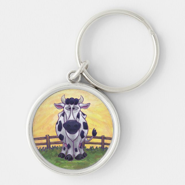 Cow Gifts & Accessories Key Ring (Front)